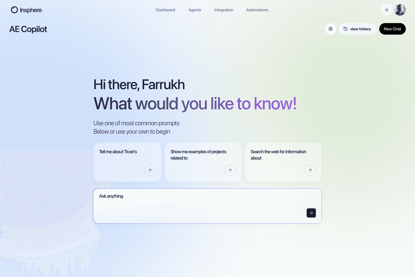 Insphere integrations